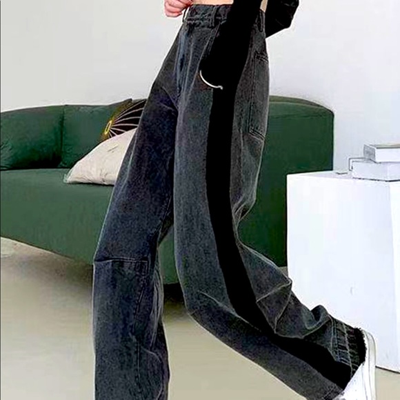 urbanic Pants - Urbanic raw hem straight leg jeans